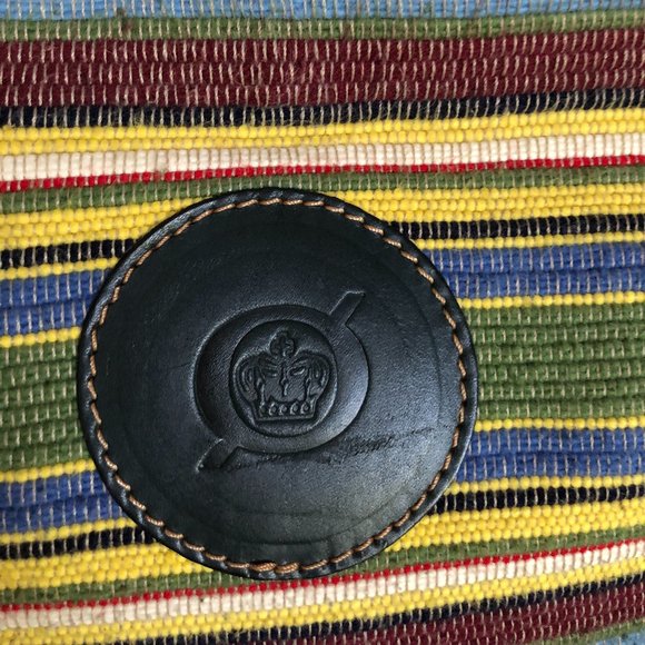 Born Leather and multi stripe woven tote - Picture 2 of 5